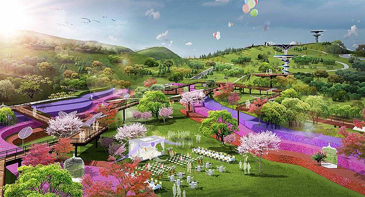 文旅度假景观设计广西百色农业观光园